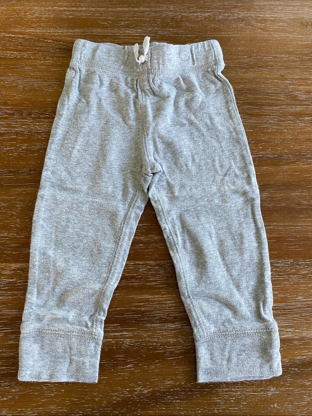 Carter's 18 Month Light Gray Knit Jogger Pants with Drawstring